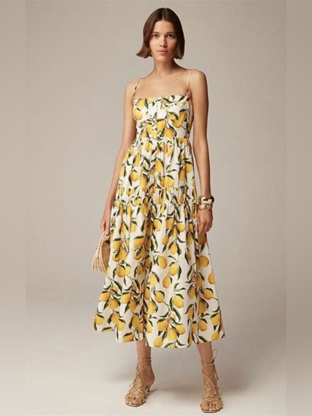 J. Crew Limoncello Cotton Dress, Size 4